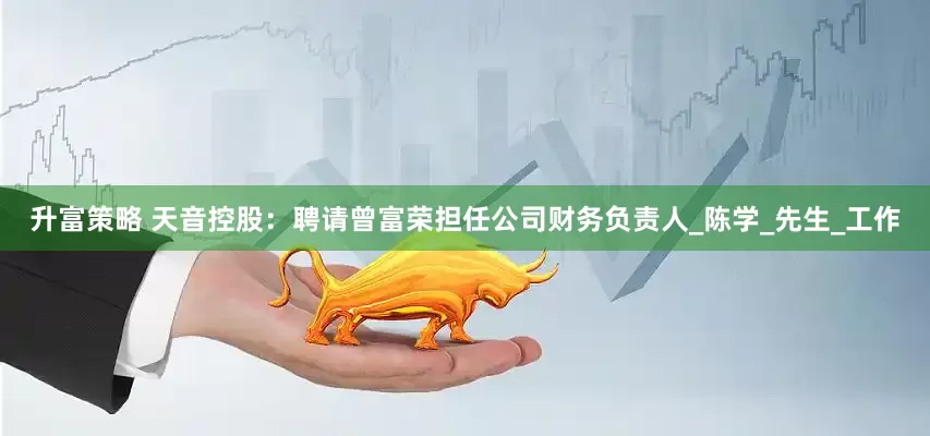升富策略 天音控股：聘请曾富荣担任公司财务负责人_陈学_先生_工作
