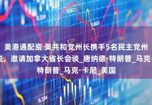 美港通配资 美共和党州长携手5名民主党州长批评关税，邀请加拿大省长会谈_唐纳德·特朗普_马克·卡尼_美国